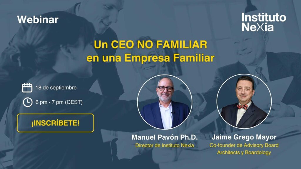 CEO NO FAMILIAR en una empresa familiar