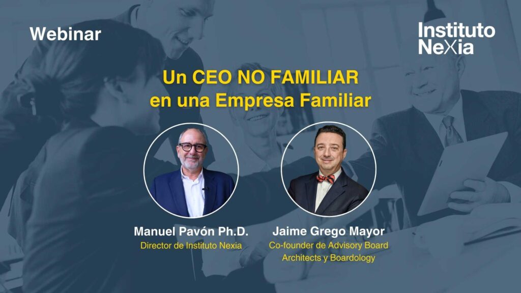 CEO NO FAMILIAR en una empresa familiar